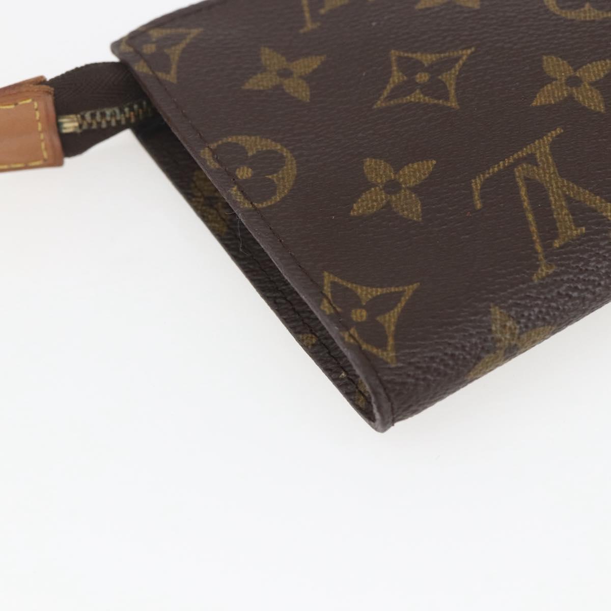 LOUIS VUITTON Monogram Bucket PM Accessory Pouch LV Auth fm5032
