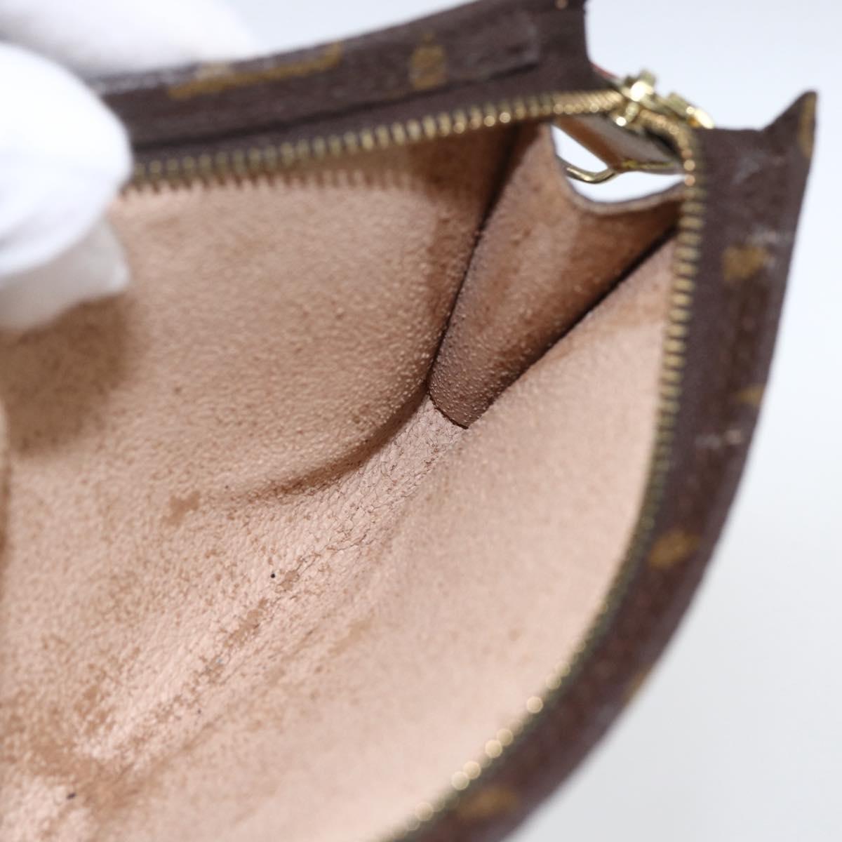 LOUIS VUITTON Monogram Bucket PM Accessory Pouch LV Auth fm5032