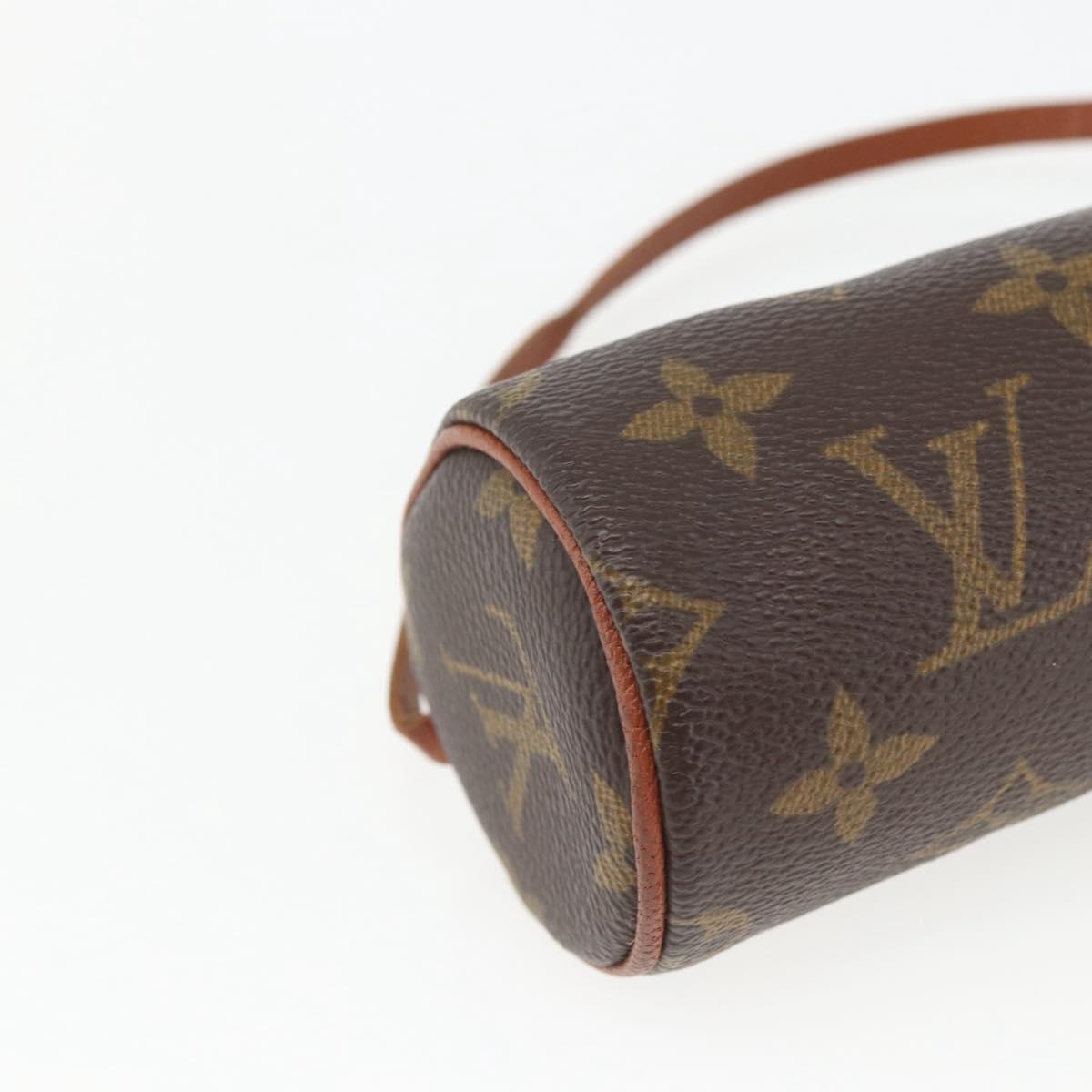 LOUIS VUITTON Monogram Papillon Pouch LV Auth fm5035