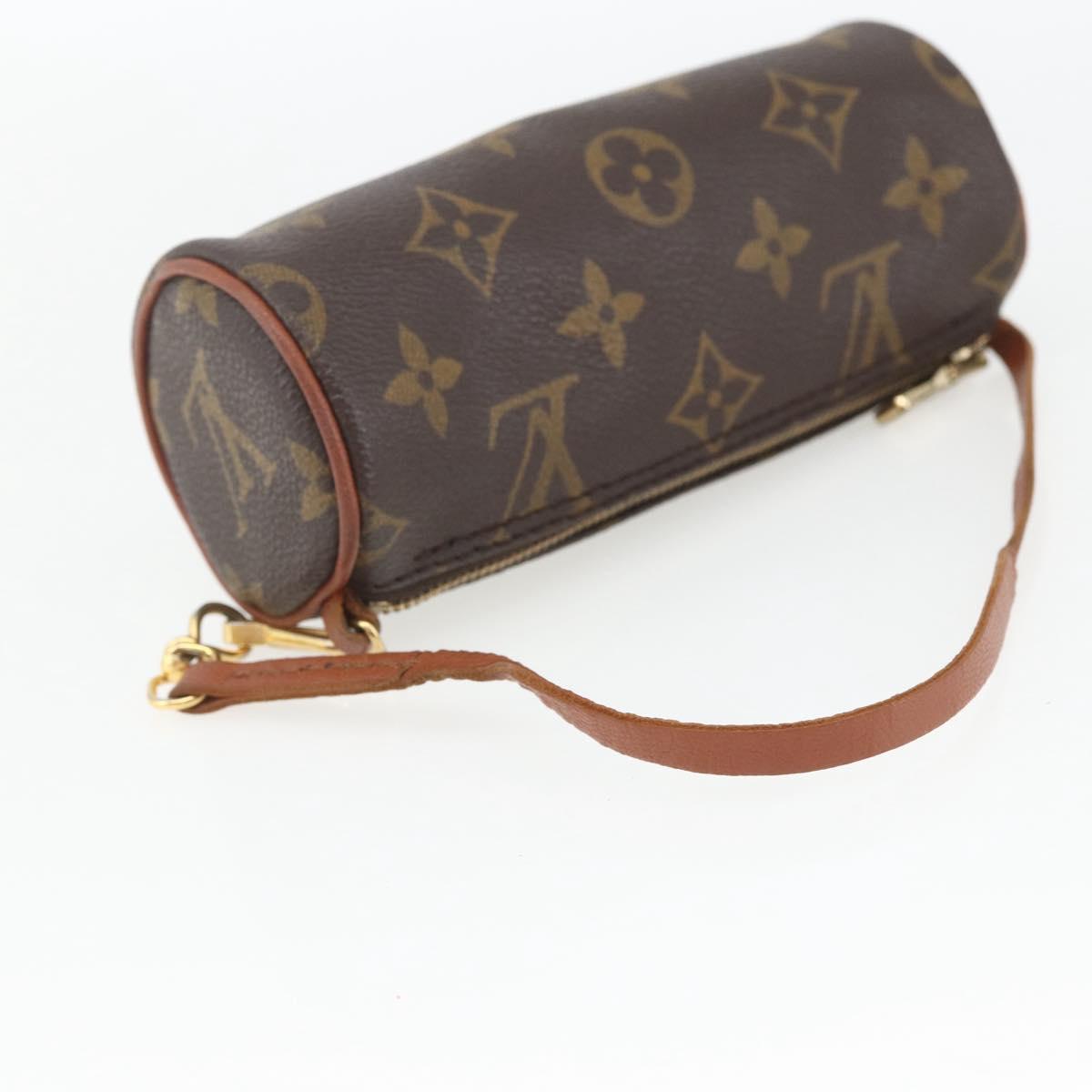 LOUIS VUITTON Monogram Papillon Pouch LV Auth fm5035