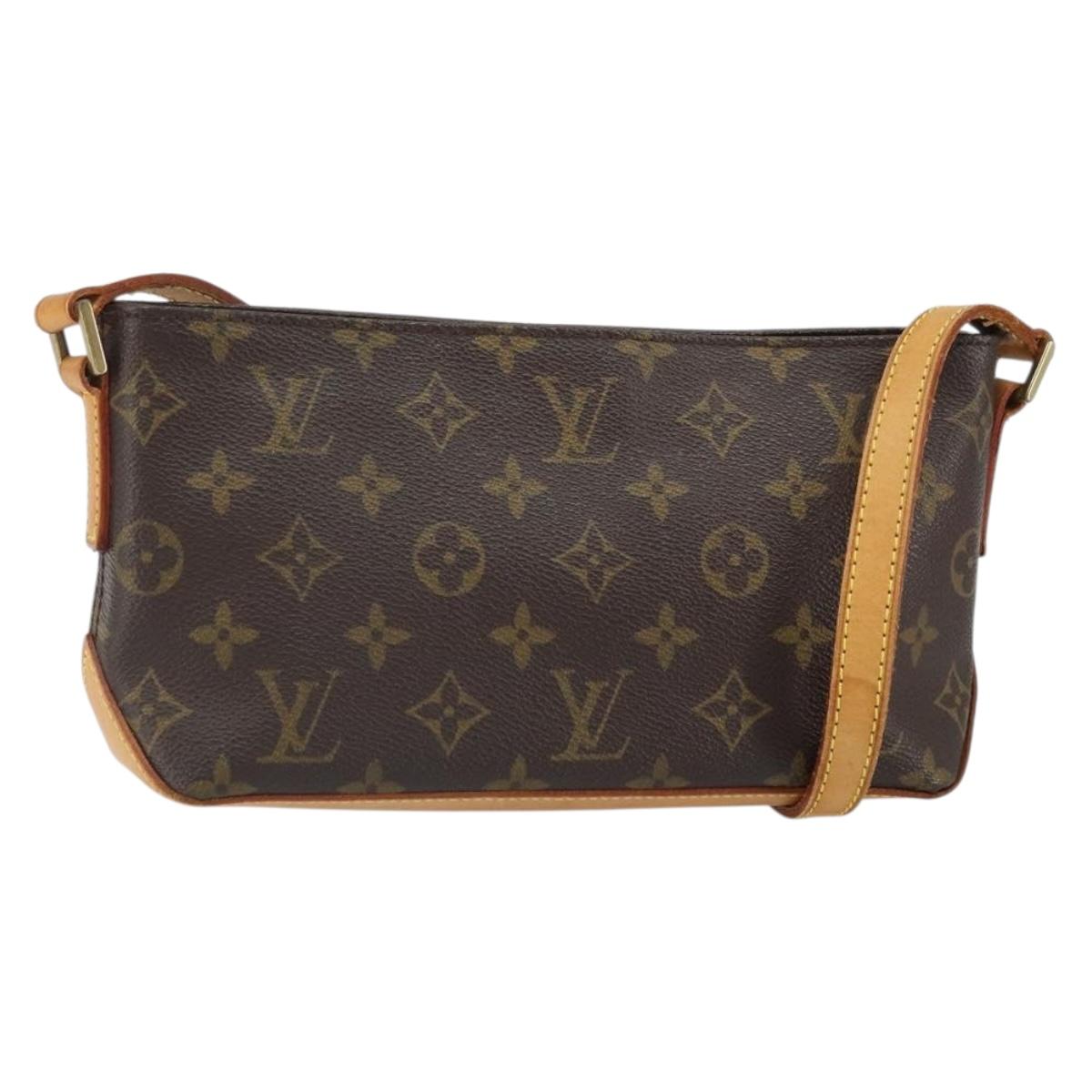 LOUIS VUITTON Monogram Trotteur Shoulder Bag M51240 LV Auth fm5038