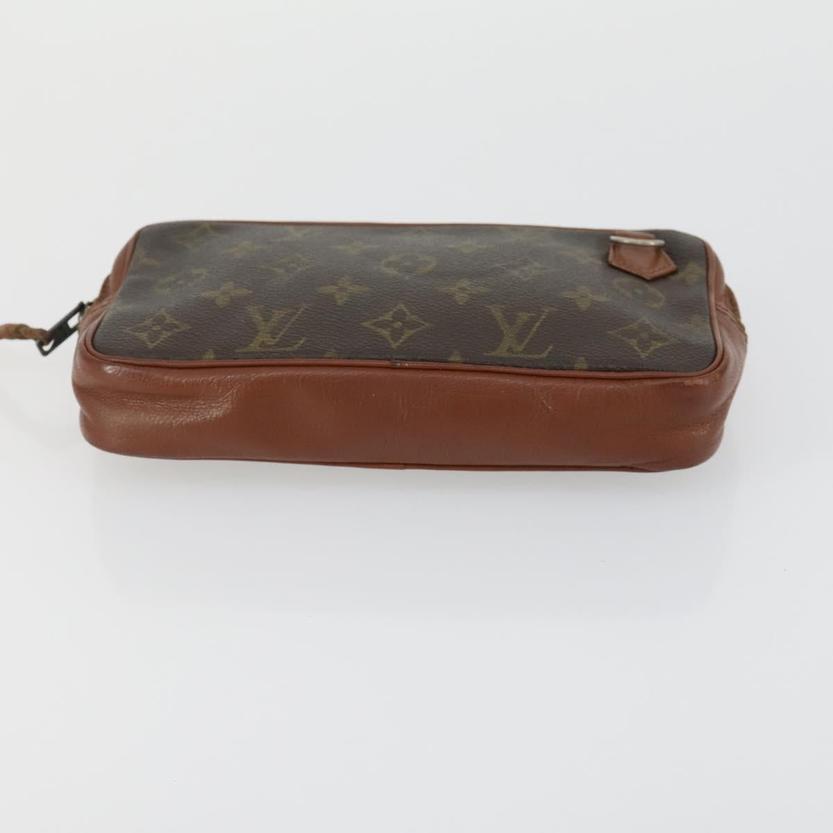 LOUIS VUITTON Monogram Pochette Marley Bandouliere Bag 3 Set LV Auth fm5057