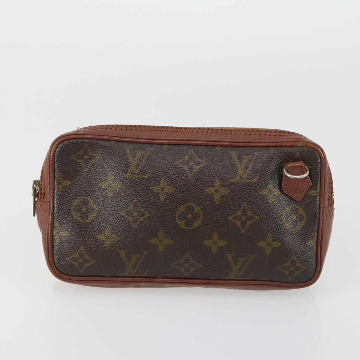 LOUIS VUITTON Monogram Pochette Marley Bandouliere Bag 3 Set LV Auth fm5057