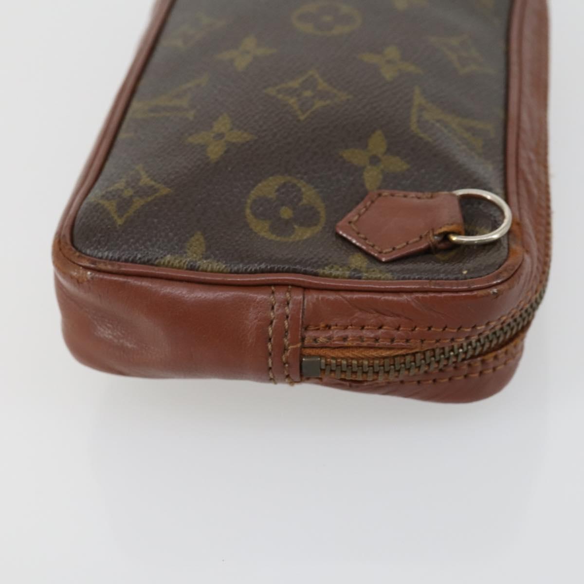 LOUIS VUITTON Monogram Pochette Marley Bandouliere Bag 3 Set LV Auth fm5057