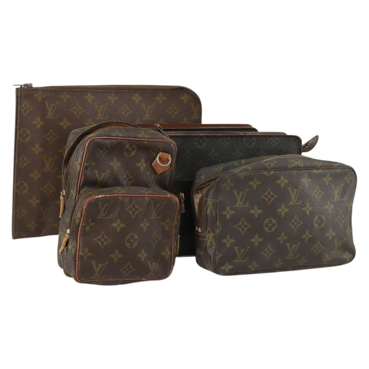 LOUIS VUITTON Monogram Bag 5 Set LV Auth fm5058