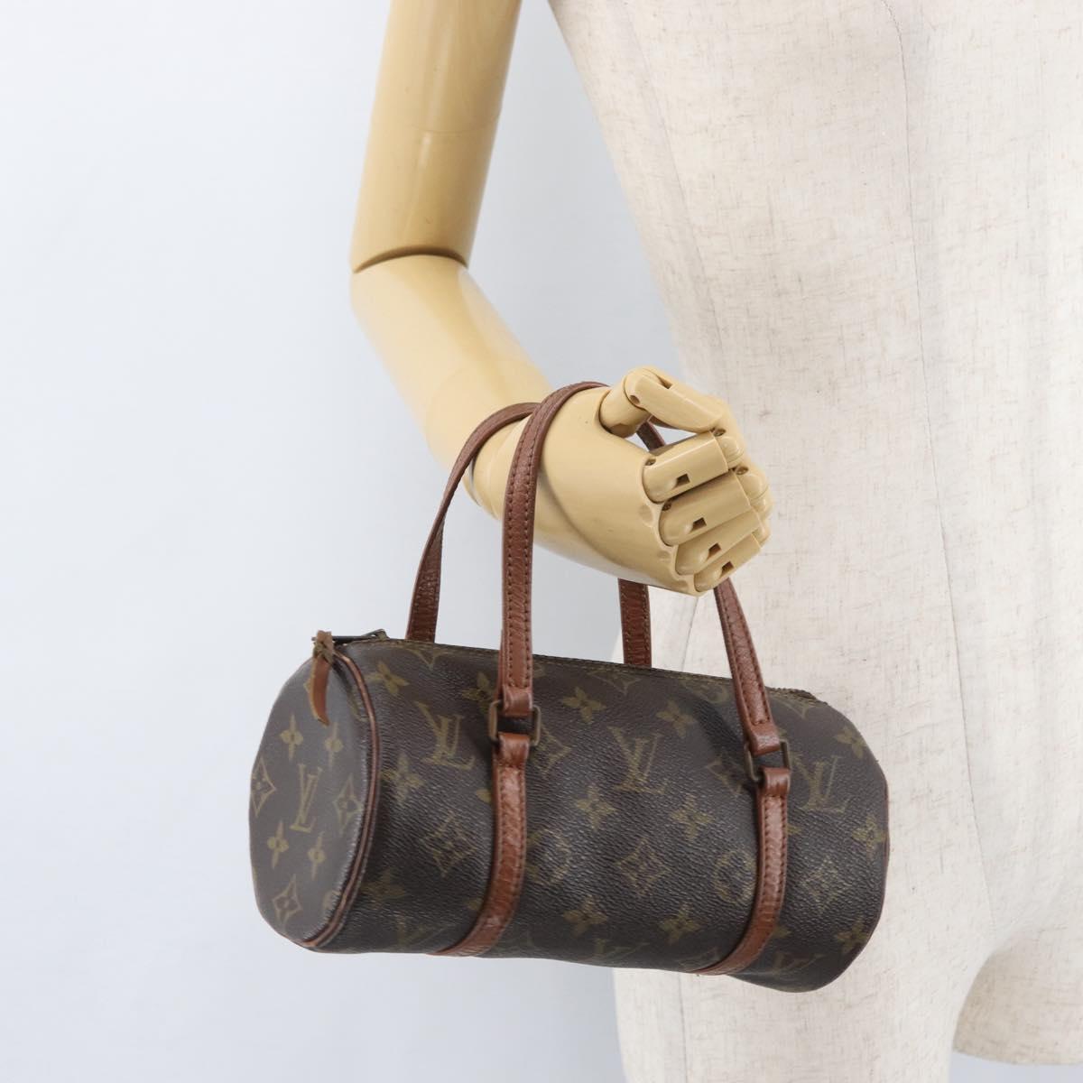 LOUIS VUITTON Monogram Papillon 22 Hand Bag M51367 LV Auth fm5077
