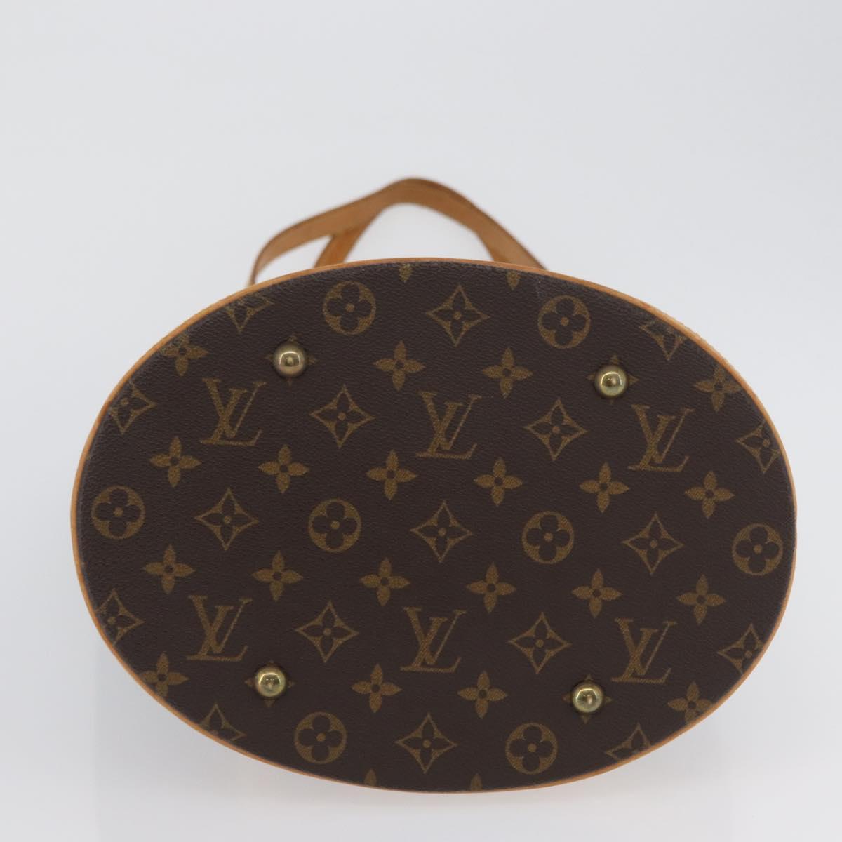 LOUIS VUITTON Monogram Bucket GM Shoulder Bag M42236 LV Auth fm5099