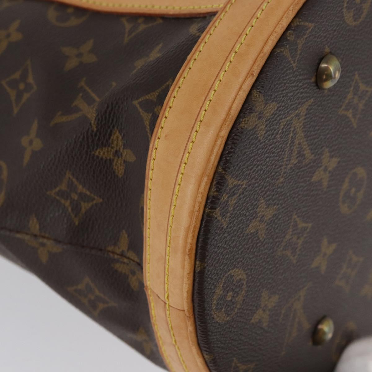 LOUIS VUITTON Monogram Bucket GM Shoulder Bag M42236 LV Auth fm5099