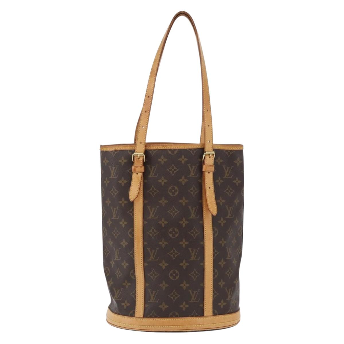 LOUIS VUITTON Monogram Bucket GM Shoulder Bag M42236 LV Auth fm5099