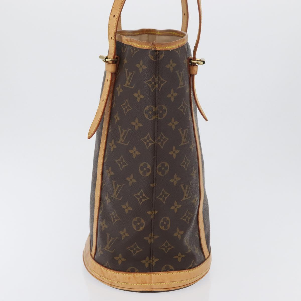 LOUIS VUITTON Monogram Bucket GM Shoulder Bag M42236 LV Auth fm5099