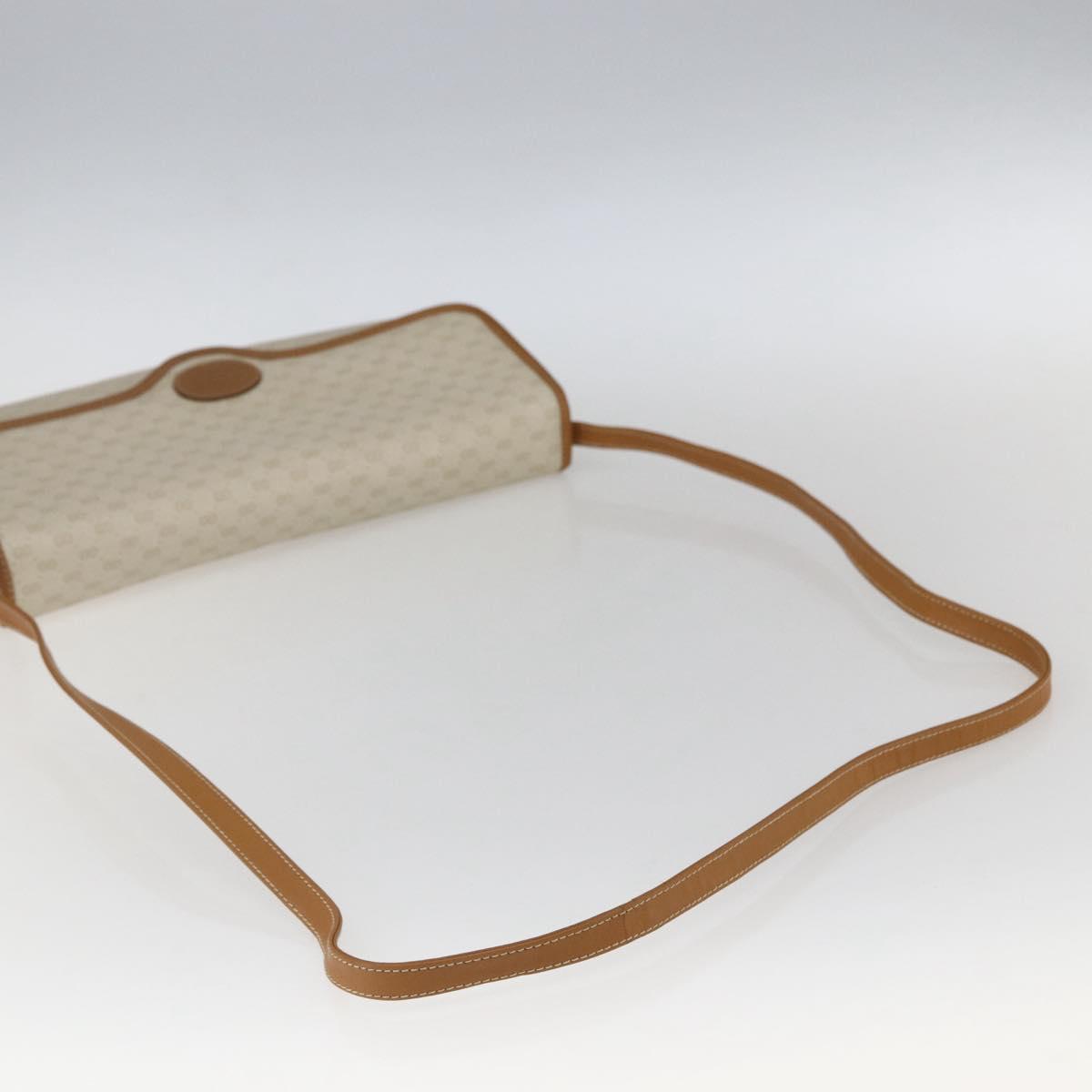 GUCCI Micro GG Supreme Bag PVC Light Beige Gold 004 106 0146 Auth fm5178