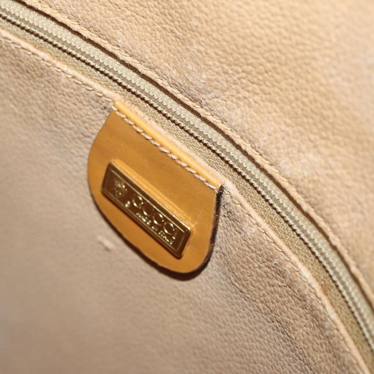 GUCCI GG Supreme Tote Bag PVC Beige Gold 002 123 0172 Auth fm5188