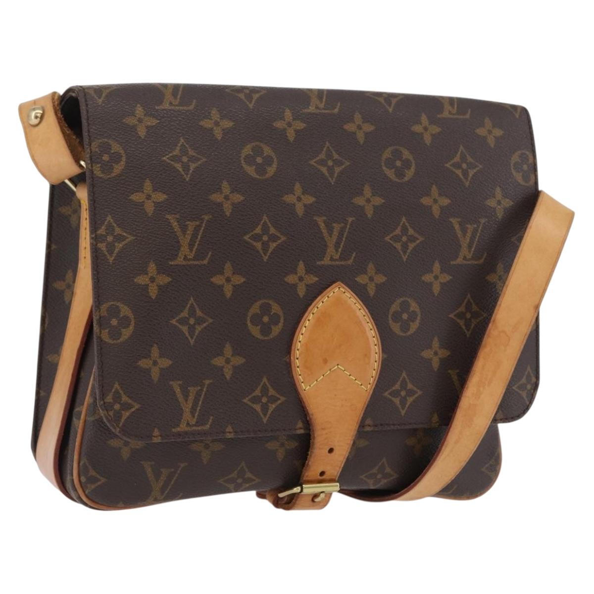 LOUIS VUITTON Monogram Cartouchiere GM Shoulder Bag M51252 LV Auth fm5193