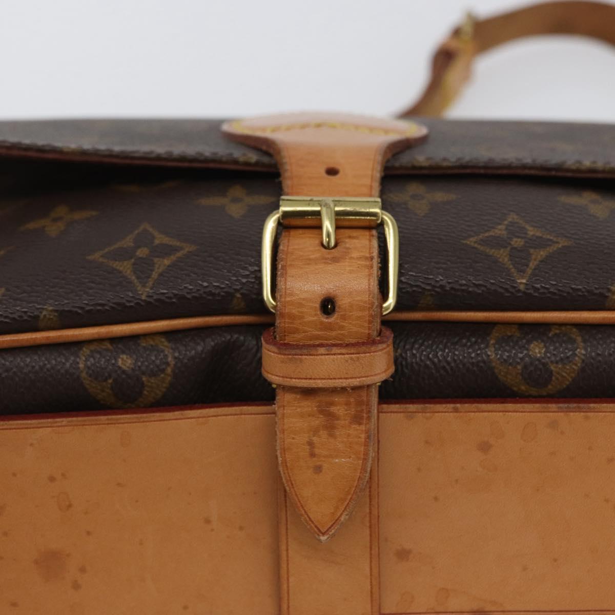 LOUIS VUITTON Monogram Cartouchiere GM Shoulder Bag M51252 LV Auth fm5193