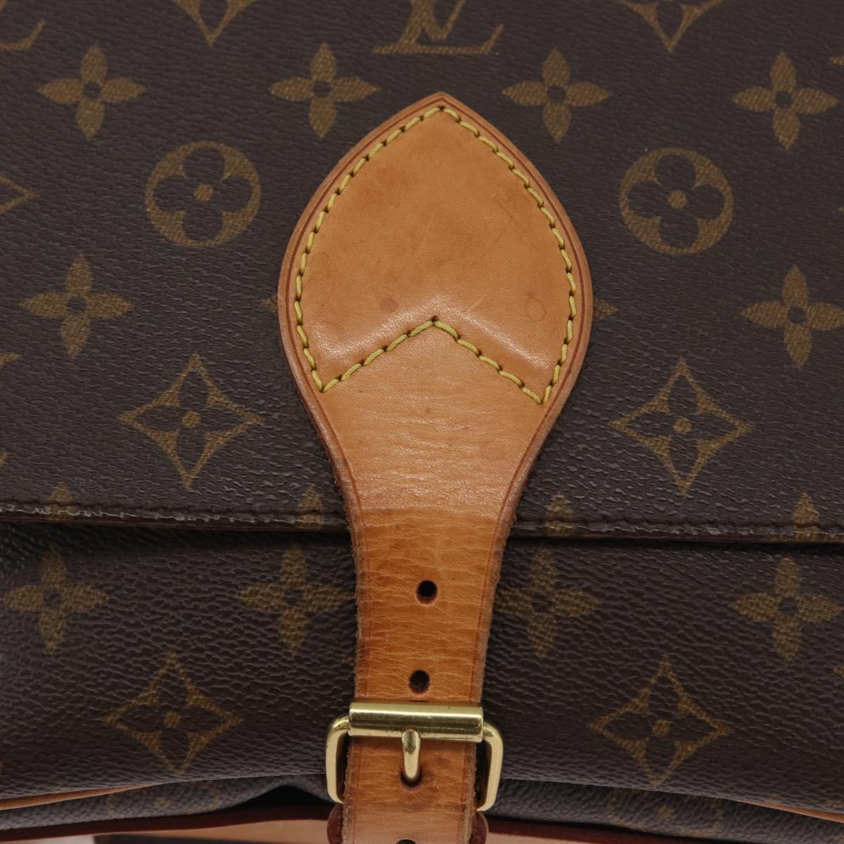 LOUIS VUITTON Monogram Cartouchiere GM Shoulder Bag M51252 LV Auth fm5193