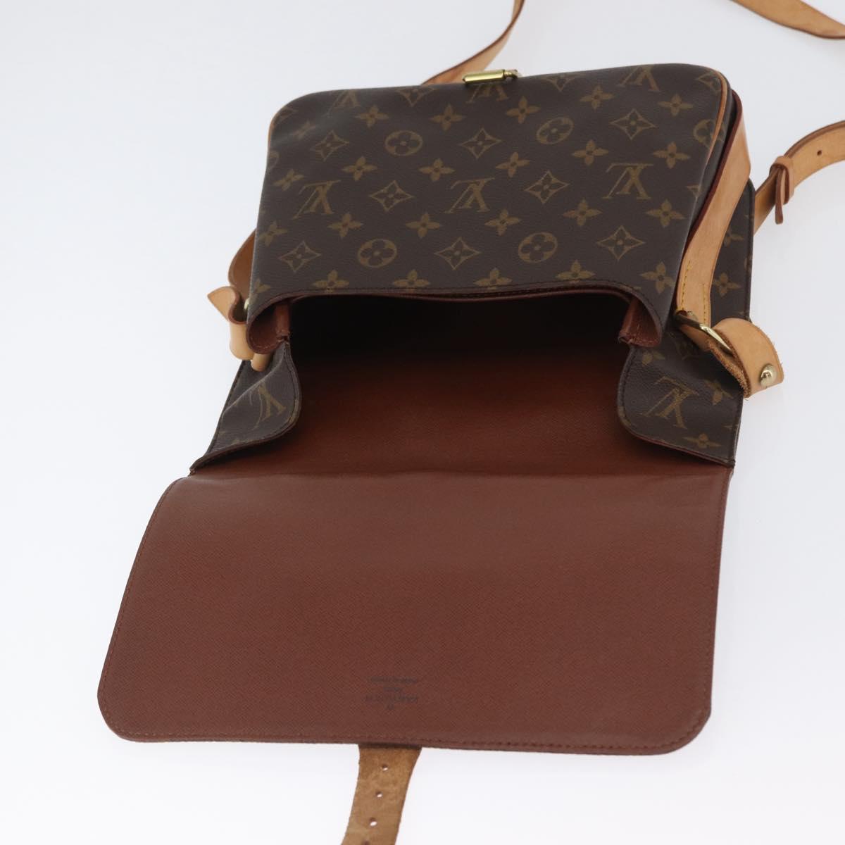 LOUIS VUITTON Monogram Cartouchiere GM Shoulder Bag M51252 LV Auth fm5193