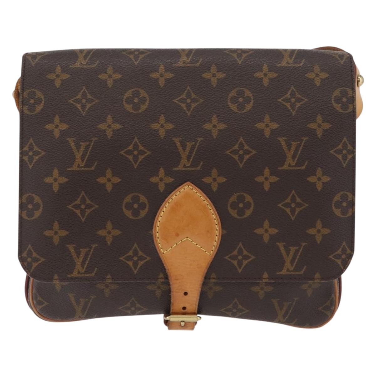 LOUIS VUITTON Monogram Cartouchiere GM Shoulder Bag M51252 LV Auth fm5193