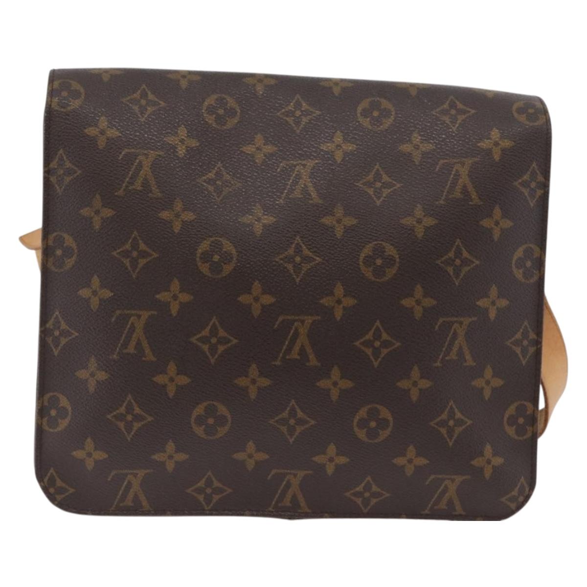 LOUIS VUITTON Monogram Cartouchiere GM Shoulder Bag M51252 LV Auth fm5193