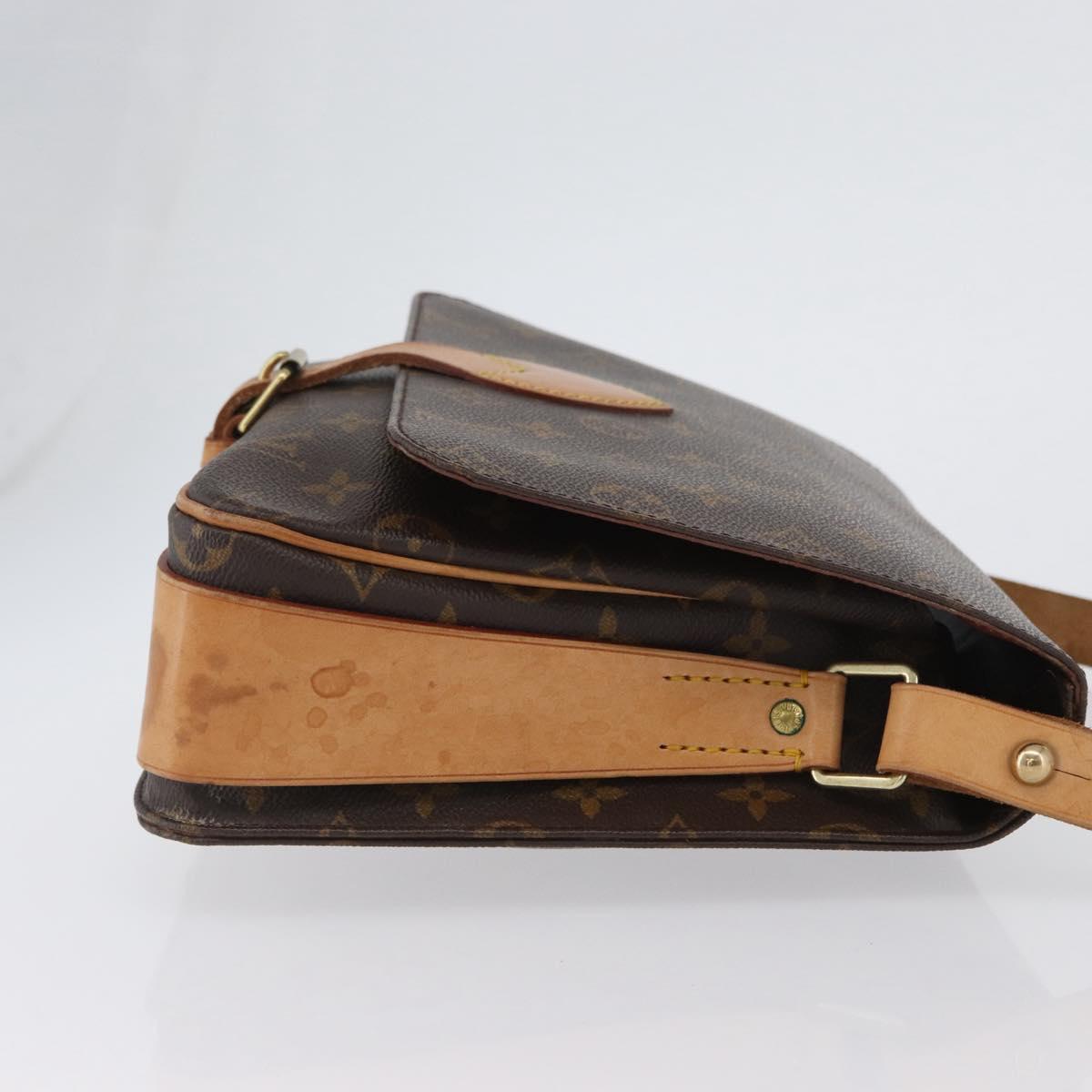 LOUIS VUITTON Monogram Cartouchiere GM Shoulder Bag M51252 LV Auth fm5193