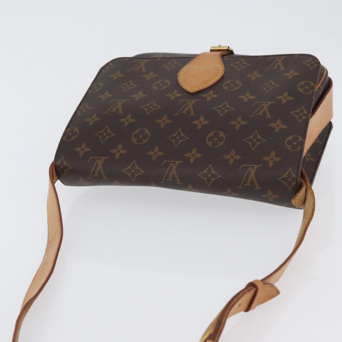 LOUIS VUITTON Monogram Cartouchiere GM Shoulder Bag M51252 LV Auth fm5193