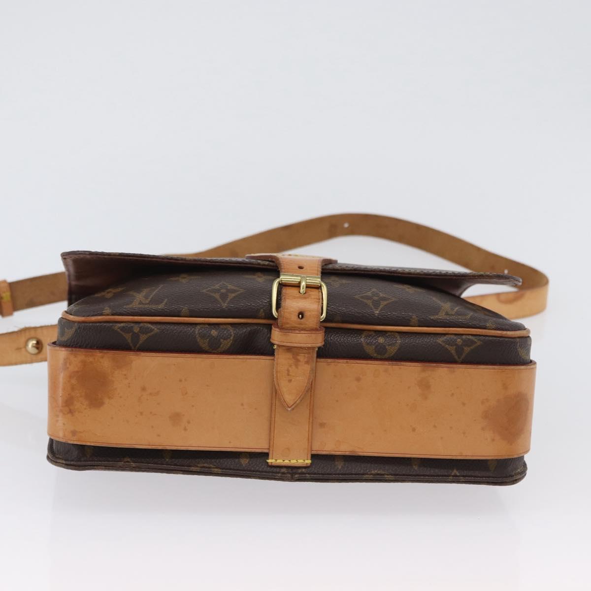 LOUIS VUITTON Monogram Cartouchiere GM Shoulder Bag M51252 LV Auth fm5193