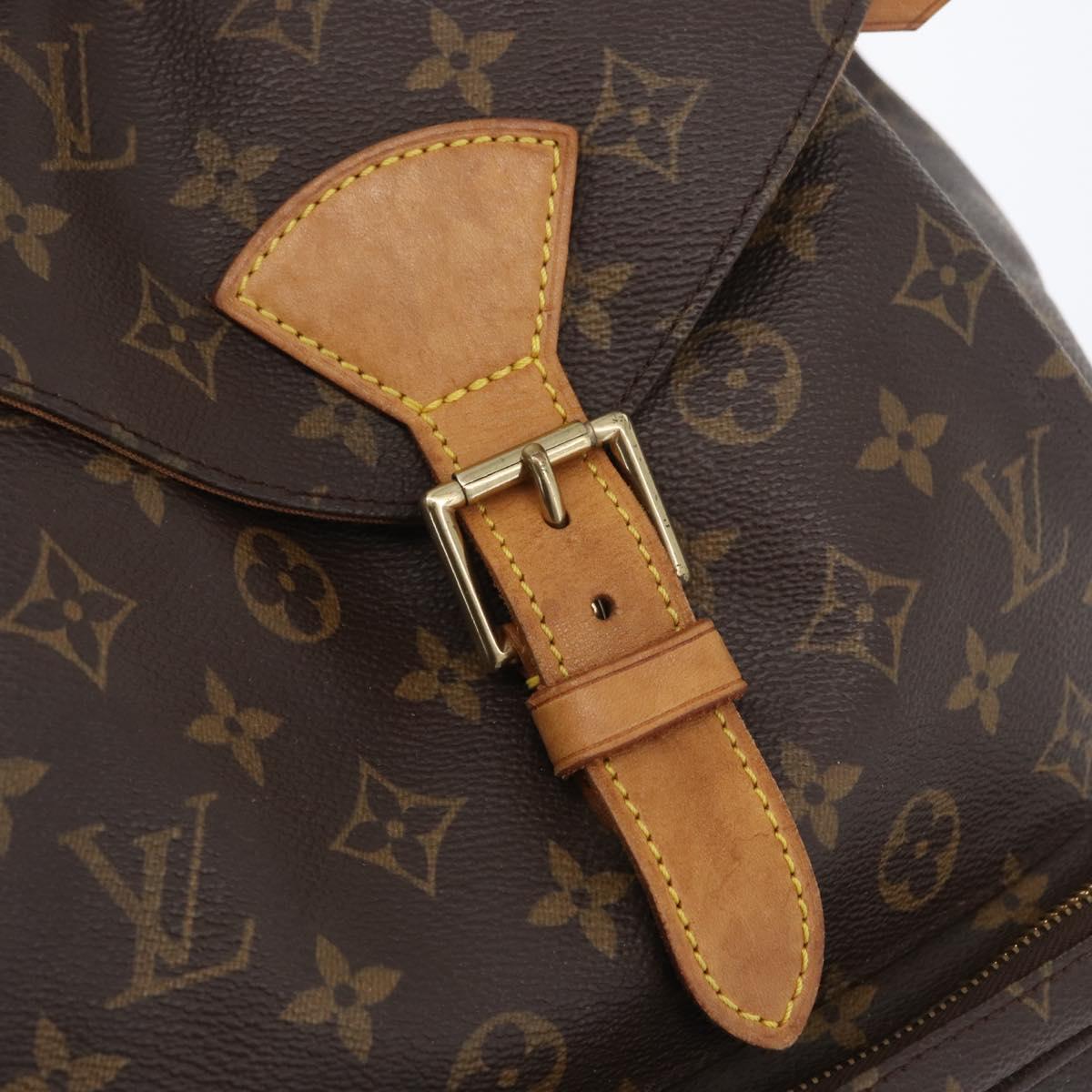 LOUIS VUITTON Monogram Montsouris GM Backpack M51135 LV Auth fm5194