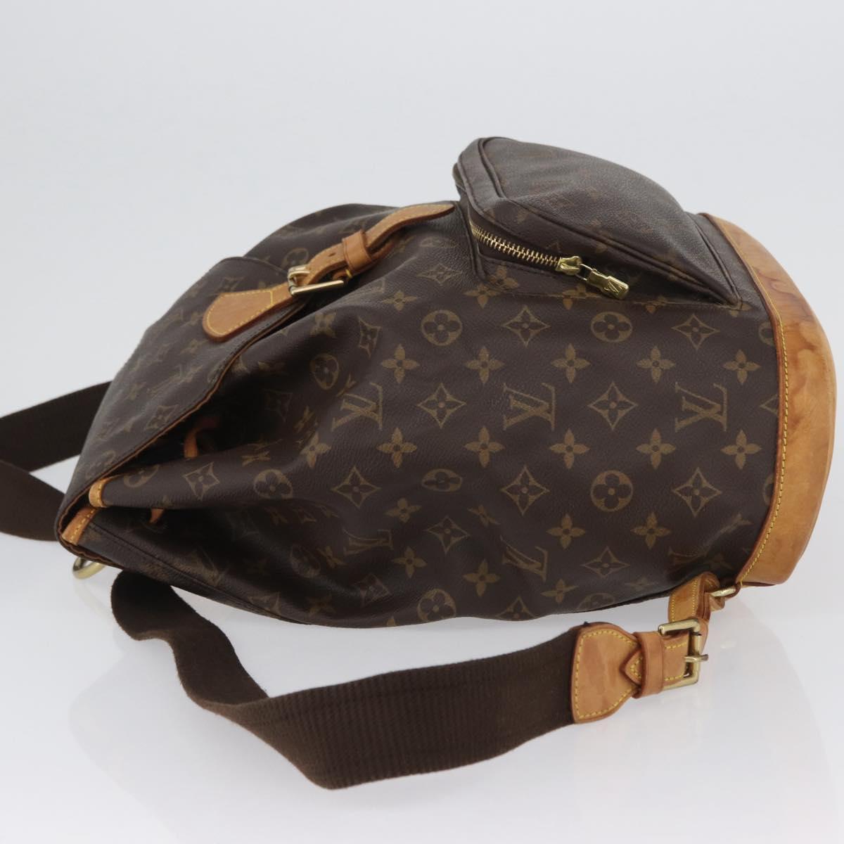 LOUIS VUITTON Monogram Montsouris GM Backpack M51135 LV Auth fm5194