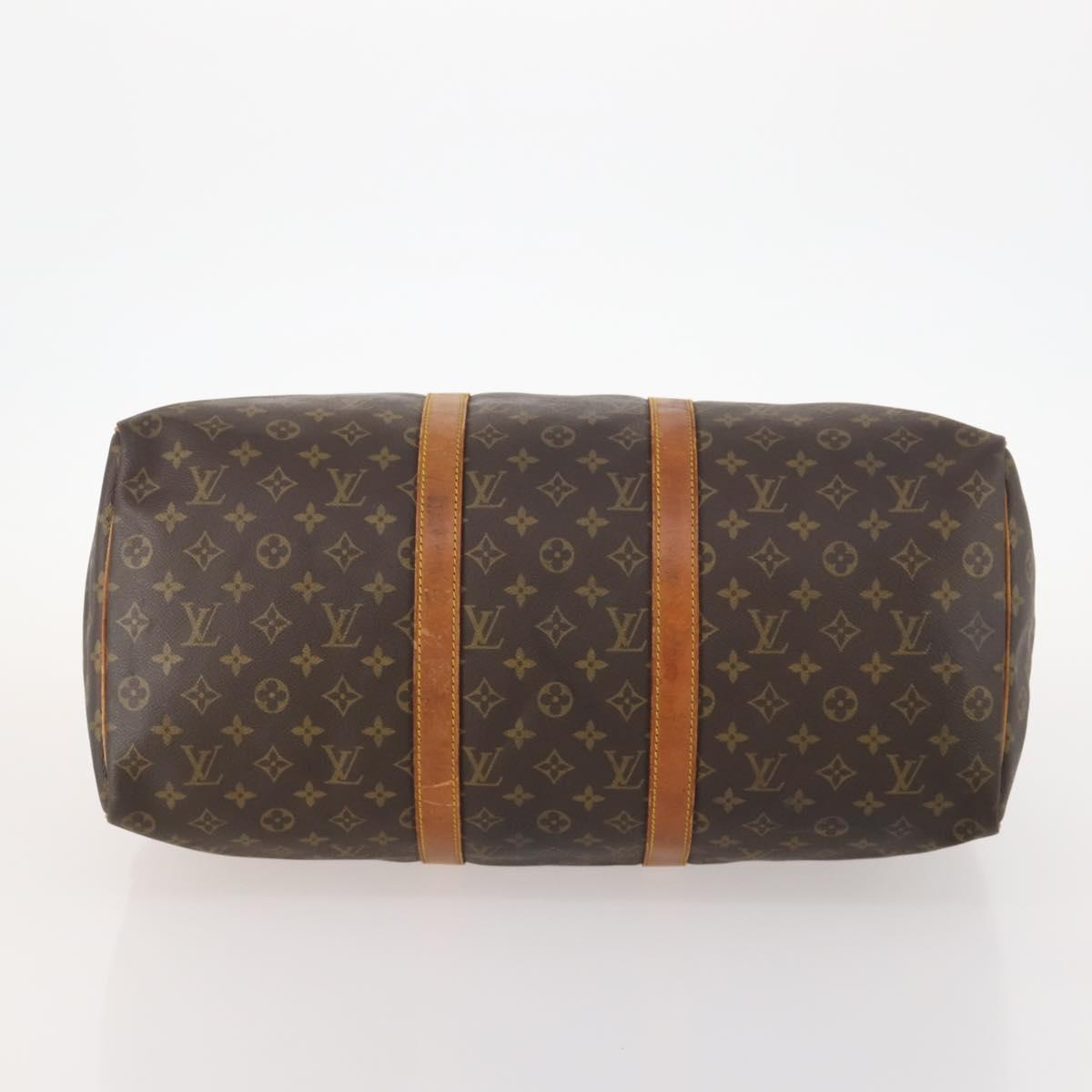 LOUIS VUITTON Monogram Keepall 50 Boston Bag M41426 LV Auth fm5195
