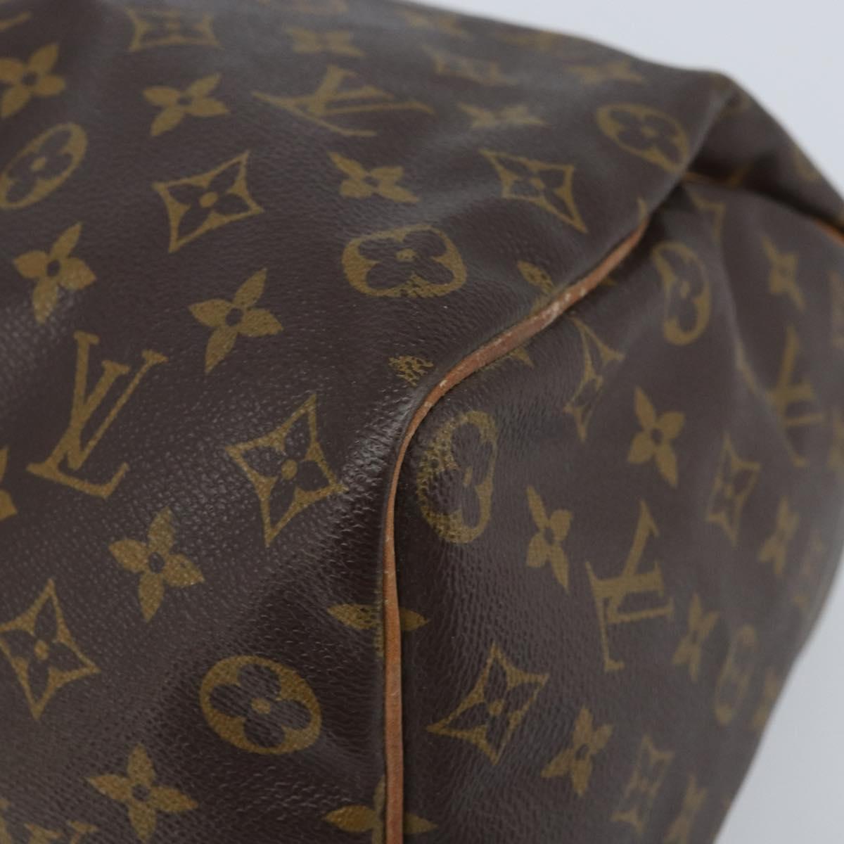 LOUIS VUITTON Monogram Speedy 35 Hand Bag M41524 LV Auth fm5200