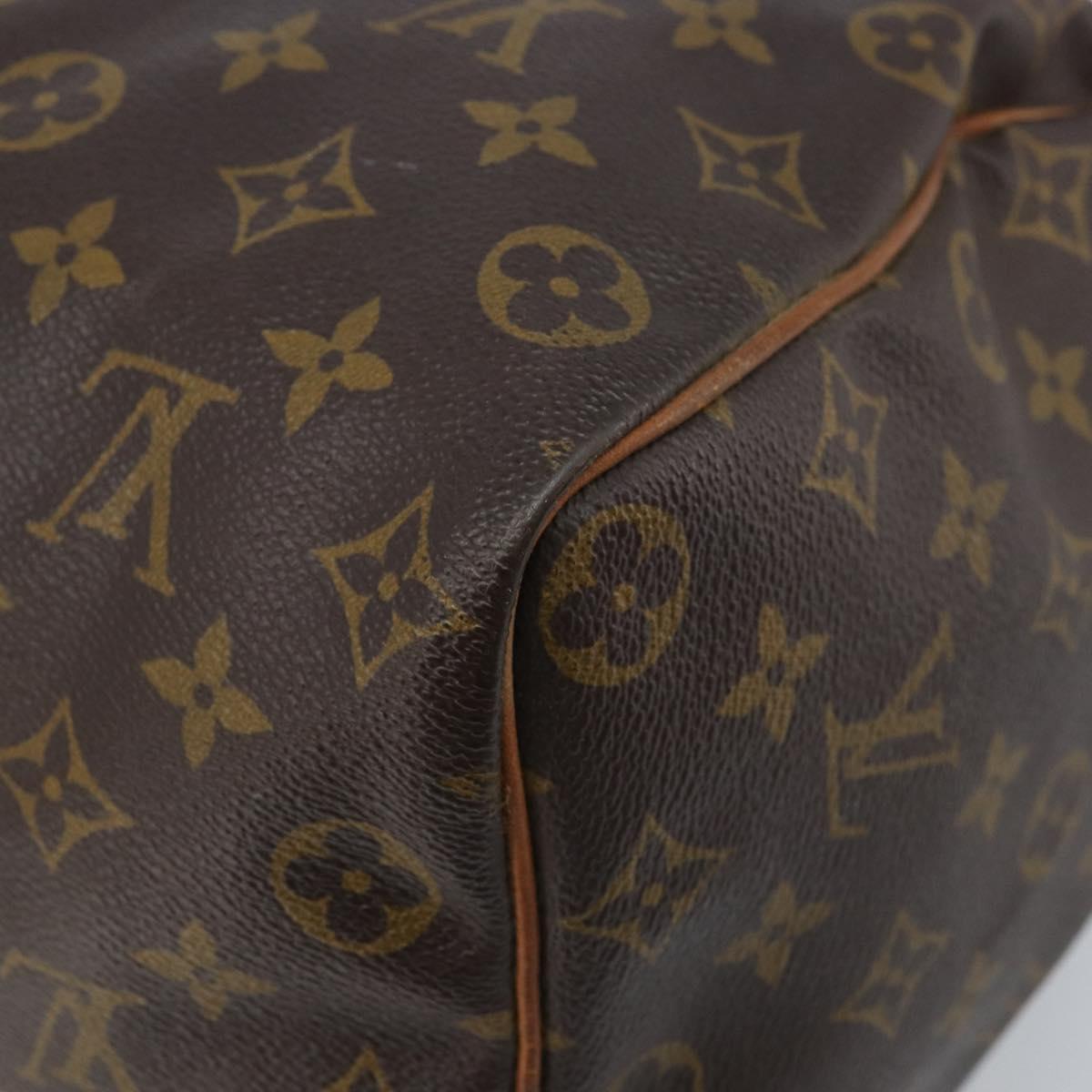 LOUIS VUITTON Monogram Speedy 35 Hand Bag M41524 LV Auth fm5200