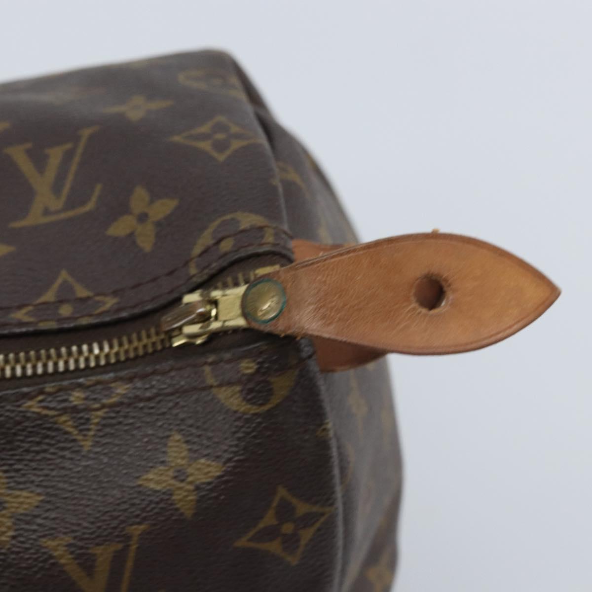 LOUIS VUITTON Monogram Speedy 35 Hand Bag M41524 LV Auth fm5200
