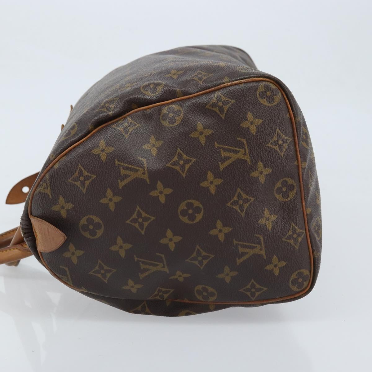 LOUIS VUITTON Monogram Speedy 35 Hand Bag M41524 LV Auth fm5200