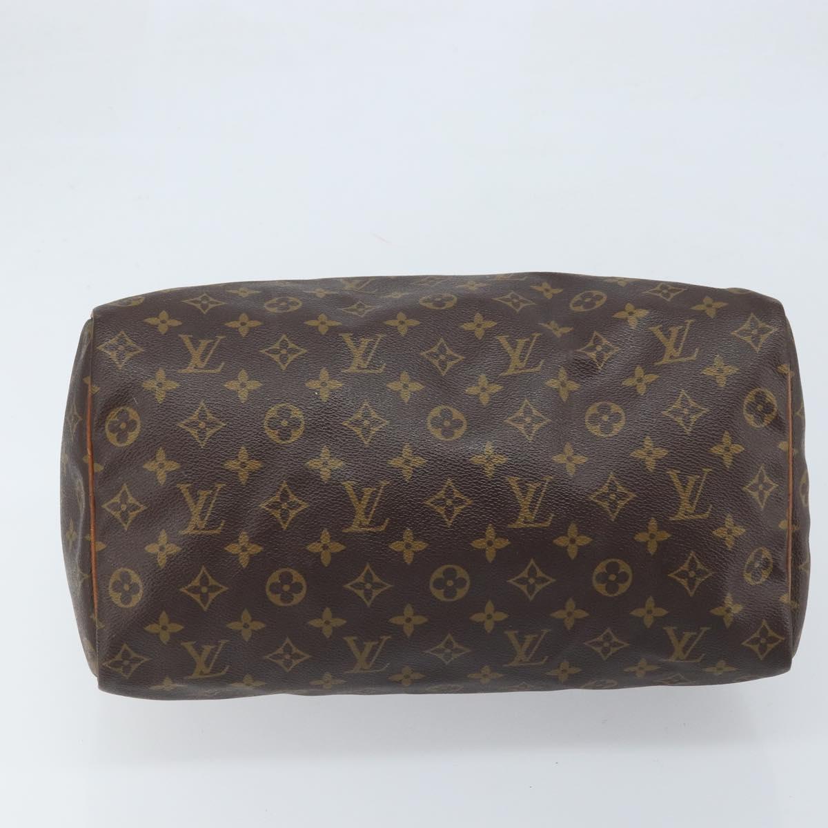 LOUIS VUITTON Monogram Speedy 35 Hand Bag M41524 LV Auth fm5200