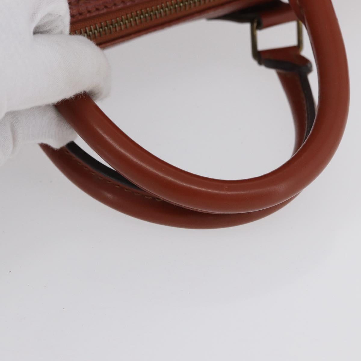 LOUIS VUITTON Epi Speedy 35 Hand Bag Brown Kenya M42993 LV Auth fm5204