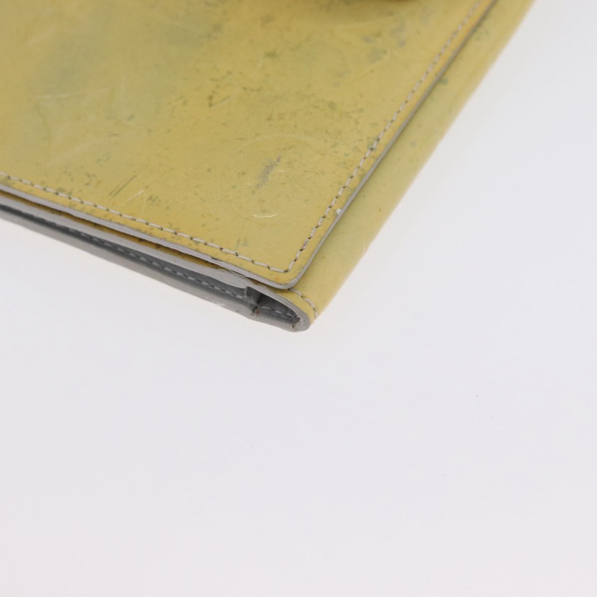 LOUIS VUITTON Monogram Vernis Walker Wallet Gris M91031 LV Auth fm5209
