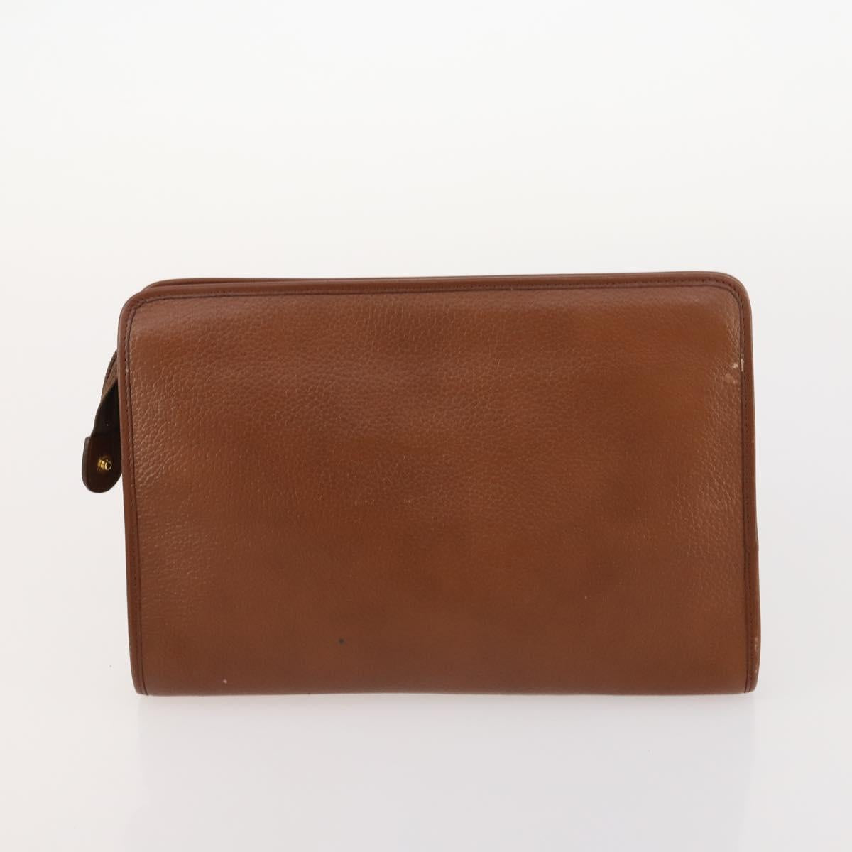 Burberrys Blue Label Bag Leather 5 Set Black Brown Auth fm5229