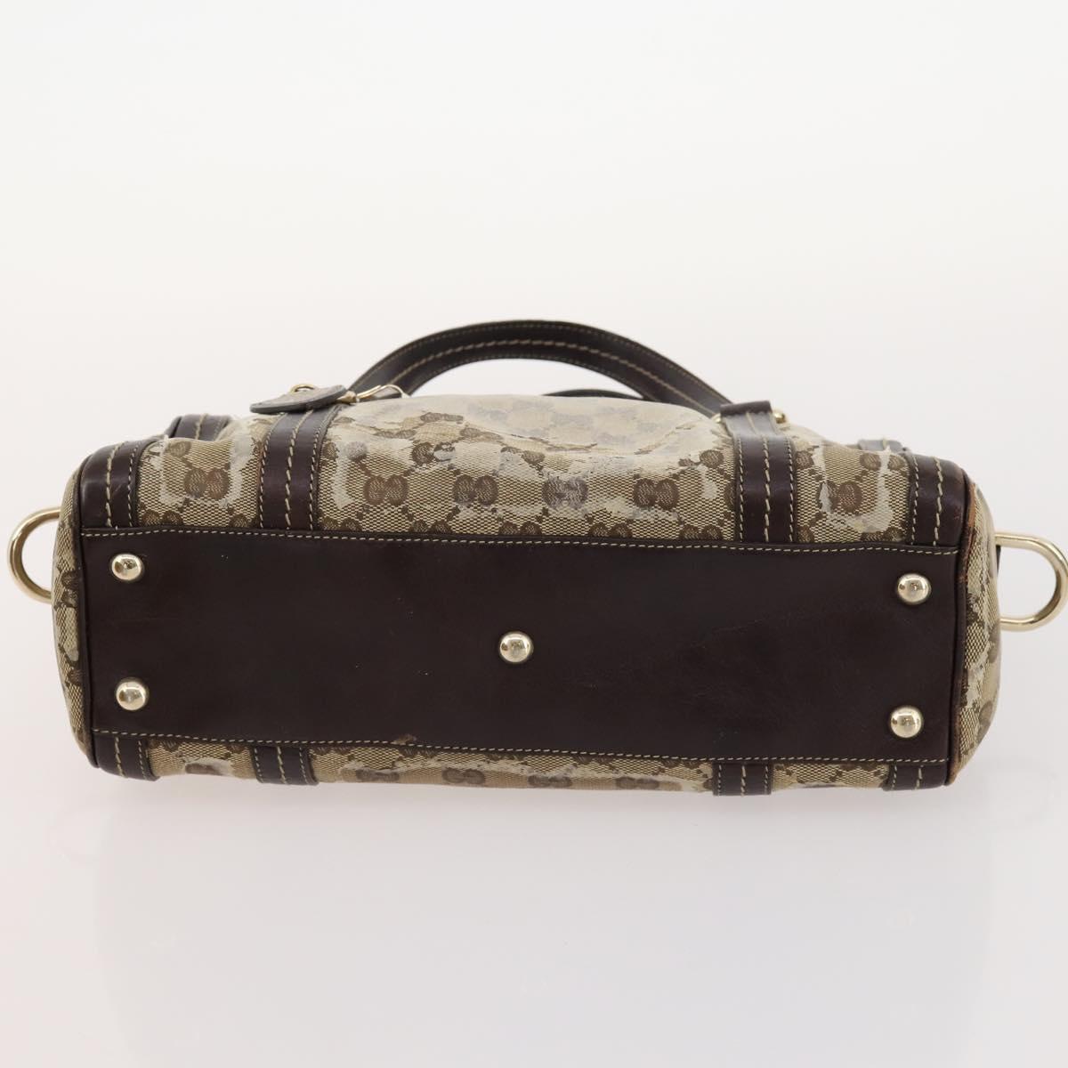 GUCCI GG Supreme Micro GG Crystal Bag Coated Canvas PVC 5 Set Black Auth fm5242