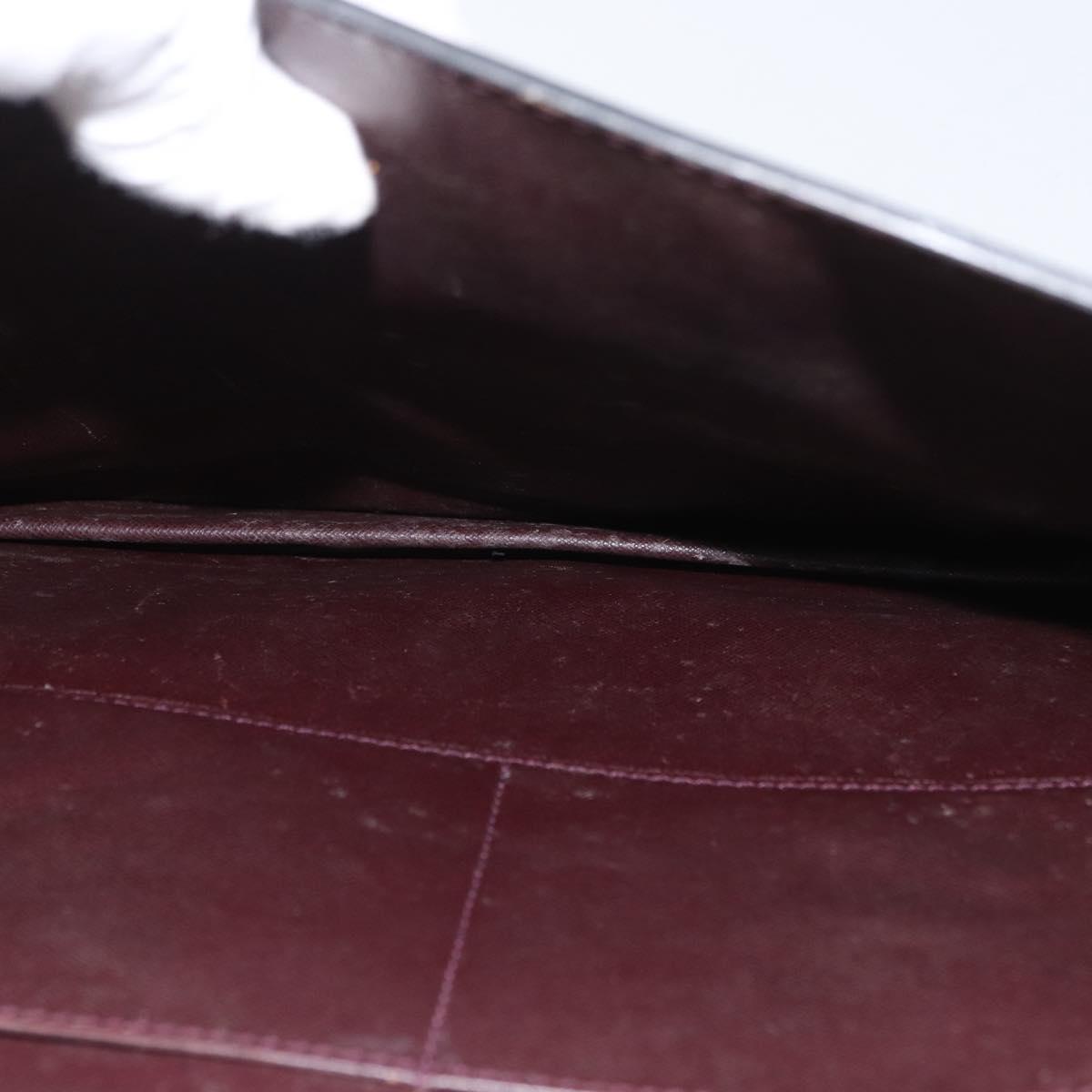 LOUIS VUITTON Taiga Serviette Moskova Business Bag Ardoise M30032 Auth fm5250