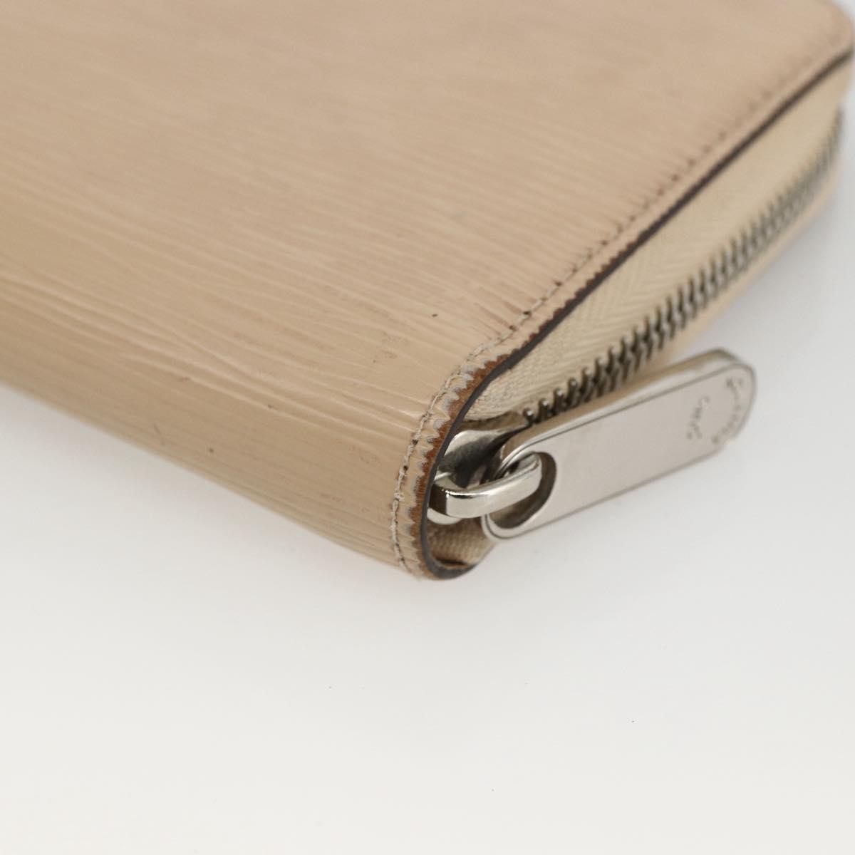 LOUIS VUITTON Epi Zippy Wallet Long Wallet Jeanne Pale LV Auth fm5263