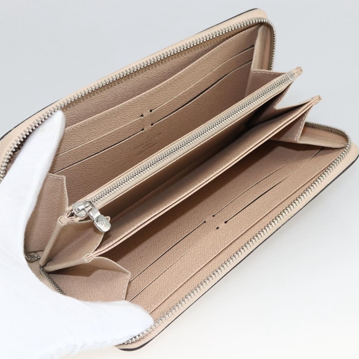 LOUIS VUITTON Epi Zippy Wallet Long Wallet Jeanne Pale LV Auth fm5263