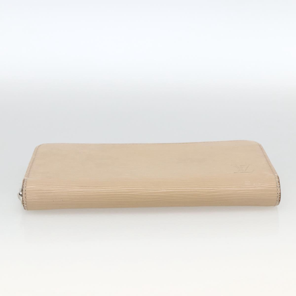 LOUIS VUITTON Epi Zippy Wallet Long Wallet Jeanne Pale LV Auth fm5263