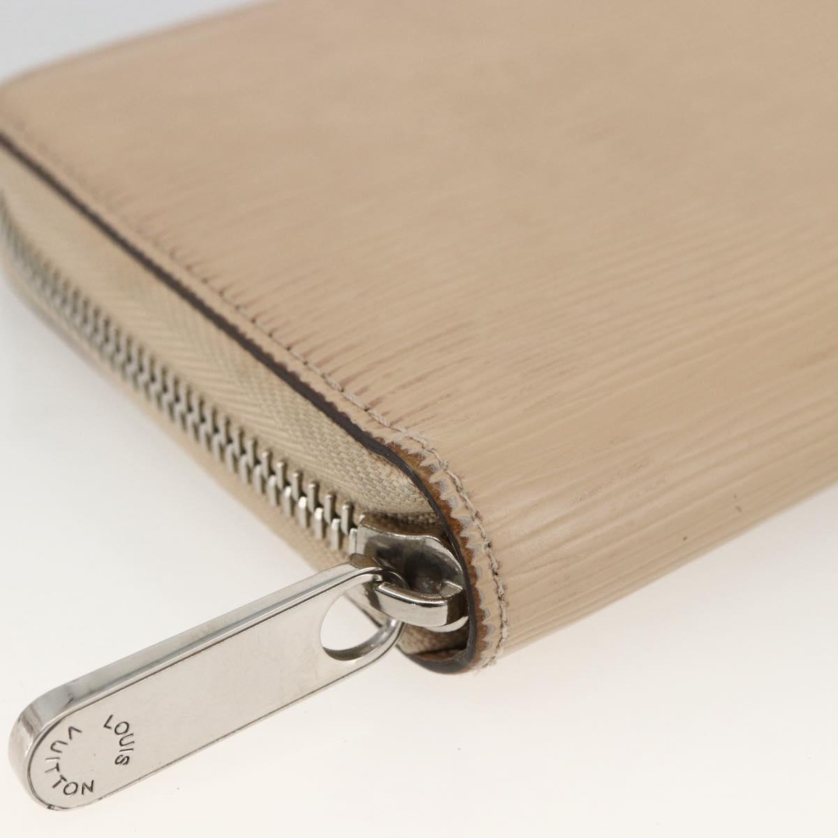 LOUIS VUITTON Epi Zippy Wallet Long Wallet Jeanne Pale LV Auth fm5263