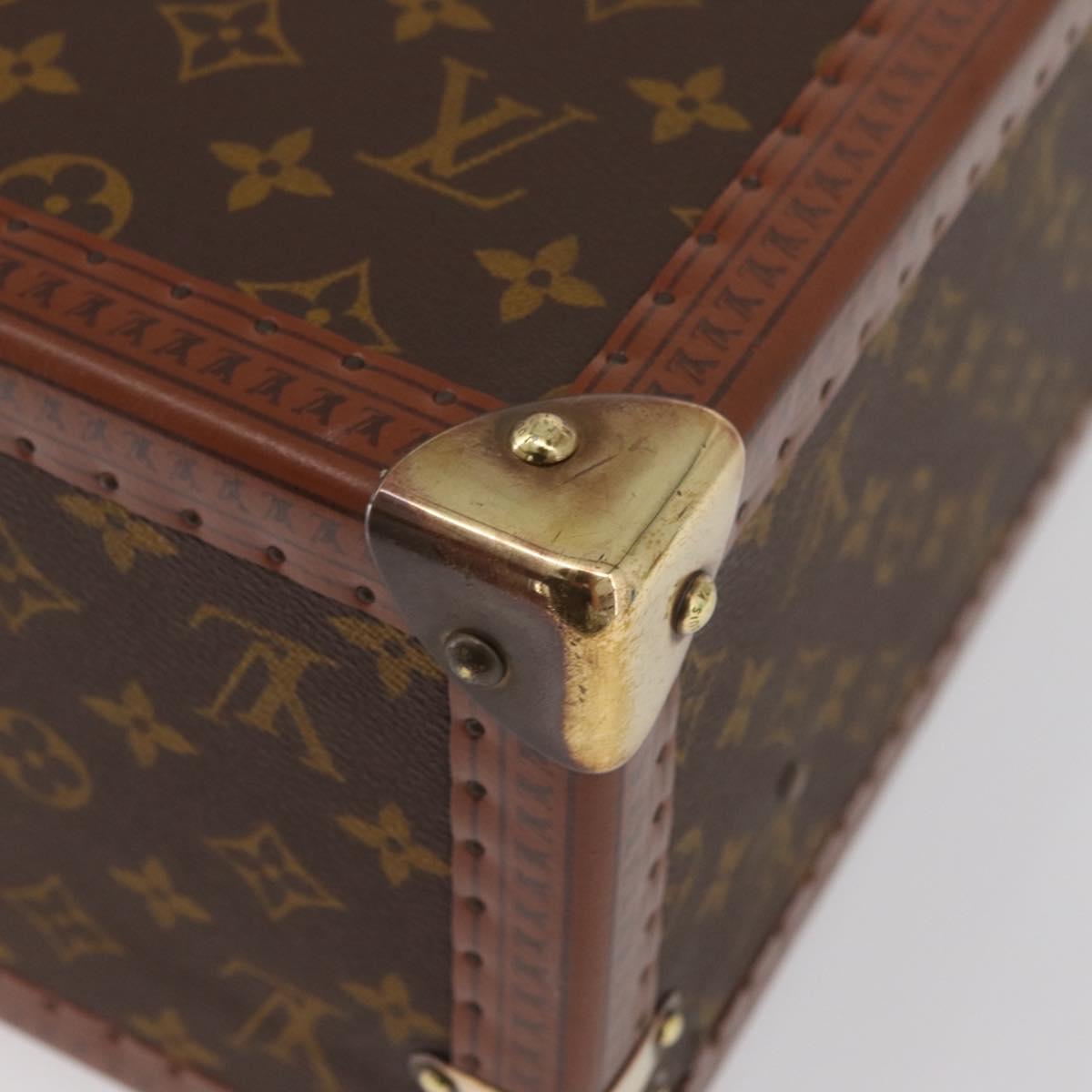 LOUIS VUITTON Monogram Bisten 50 Trunk M21328 LV Auth fm5300