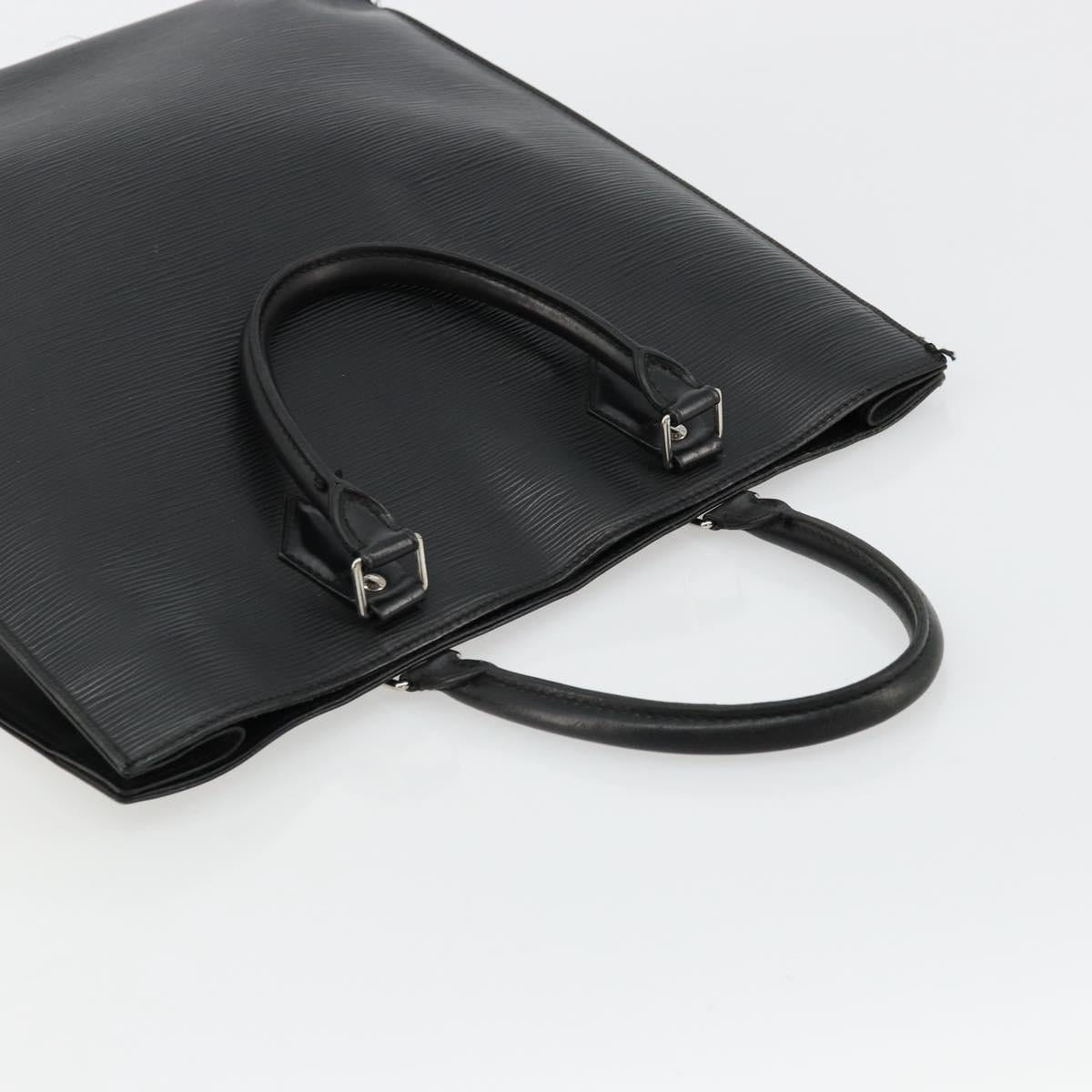 LOUIS VUITTON Epi Sac Plat PM Hand Bag Black M58658 LV Auth fm5328
