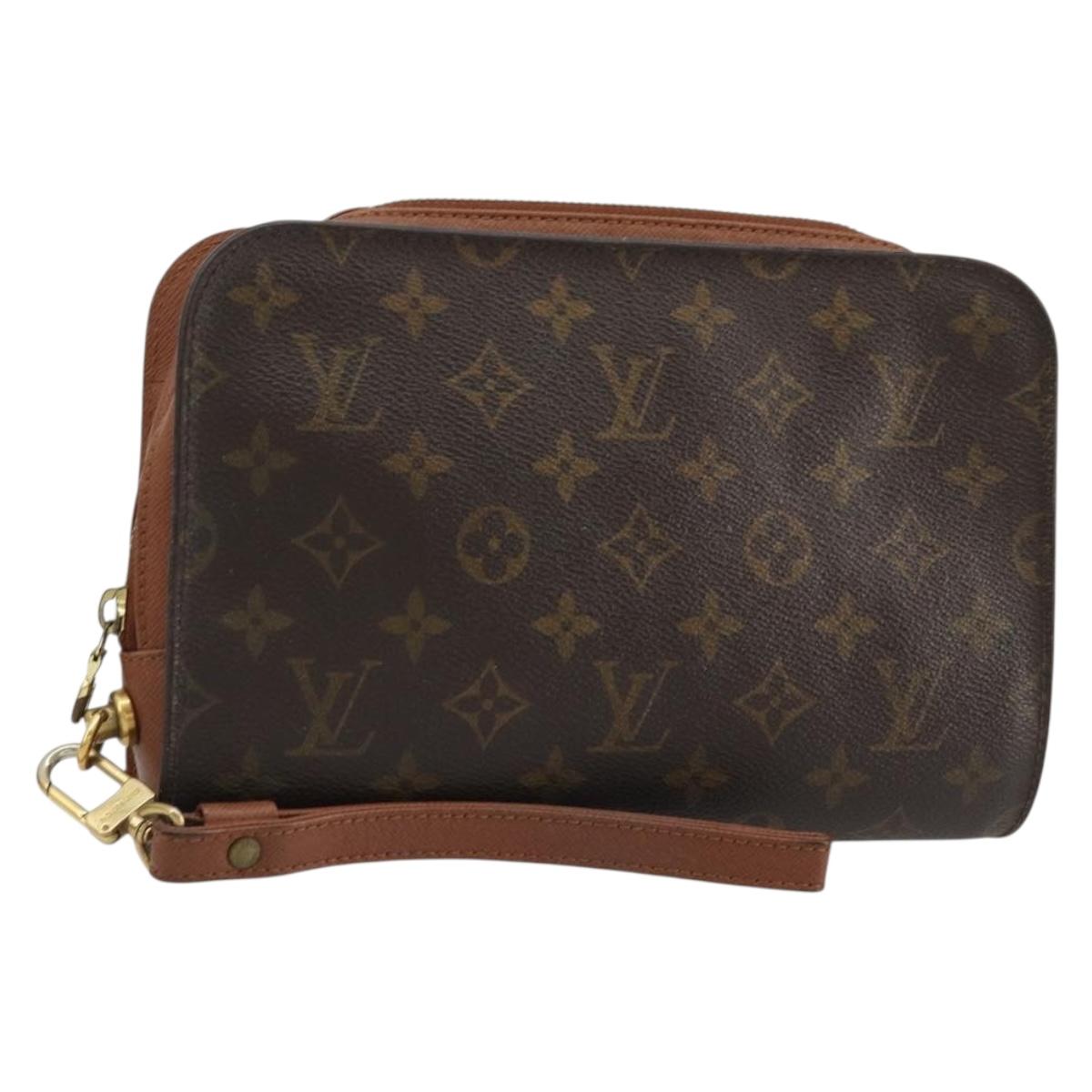LOUIS VUITTON Monogram Orsay Clutch Bag M51790 LV Auth fm5332
