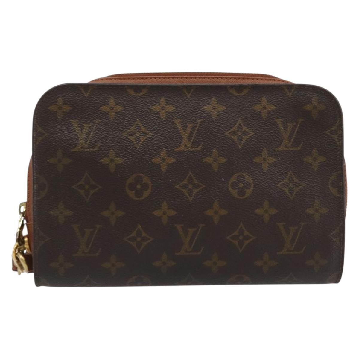 LOUIS VUITTON Monogram Orsay Clutch Bag M51790 LV Auth fm5332