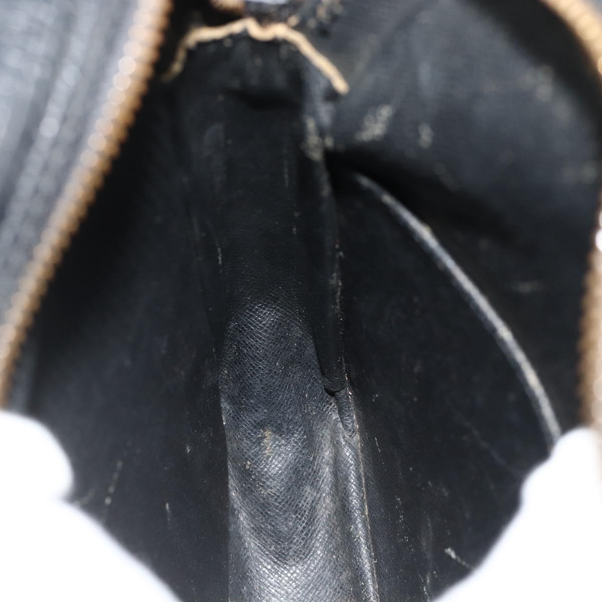 LOUIS VUITTON Epi Danube Shoulder Bag Black M45632 LV Auth fm5334