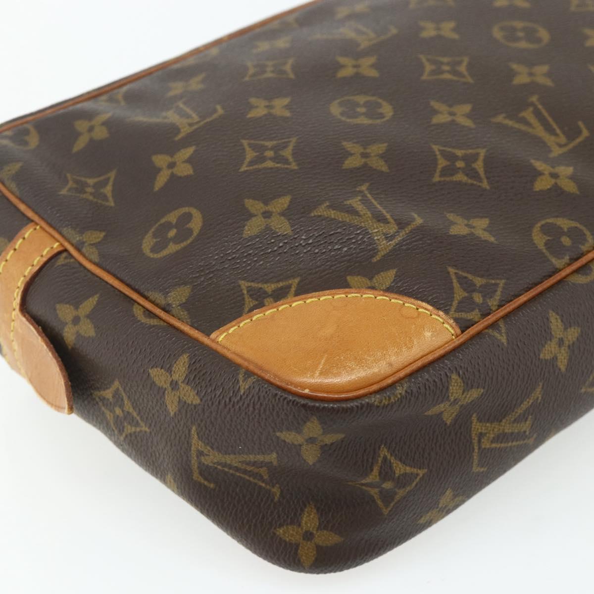 LOUIS VUITTON Monogram Compiegne 28 Clutch Bag M51845 LV Auth fm5342