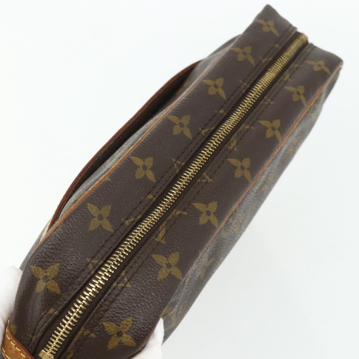 LOUIS VUITTON Monogram Compiegne 28 Clutch Bag M51845 LV Auth fm5342