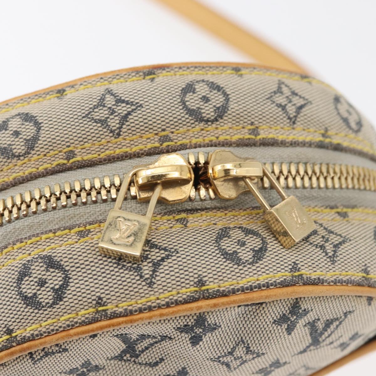 LOUIS VUITTON Monogram Mini Jeanne PM Shoulder Bag Blue M92001 LV Auth fm5343